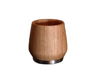 Verres à boire et mugs en bois poli, faits à la main, durables, imperméables, style imitation antique, décoration intérieure, mariage