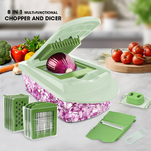 Utensilios de Cocina, Cortador de Verduras, Rebanador Manual de Cebolla, Mandolina, Picador de Verduras - Product Image 3