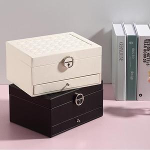 Nuevos Modelos de Estuche para Joyas de Cuero PU, Estuche para Joyas de Gran Capacidad, Estuche para Guardar Joyas, Venta al por Mayor - Product Image 4