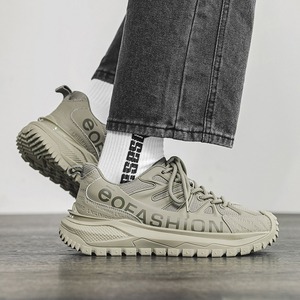 Chaussures de randonnée en mesh pour hommes, bout rond, respirantes, semelle extérieure en caoutchouc, semelle intermédiaire en EVA, baskets décontractées pour le sport en plein air - Product Image 2