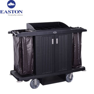 핫 세일 맞춤형 객실 하우스 트롤리 카트 호텔 청소 장비 보관 카트 - Product Image 5