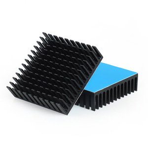 Dissipateur de chaleur pour moteur d'imprimante 3D 3DSWAY, 40x40x11mm, coussin d'amortissement des vibrations en aluminium - Product Image 2