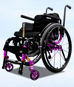 Silla de ruedas rígida deportiva manual autopropulsada pediátrica de fibra de carbono HEDY CW03 para discapacitados con necesidades especiales, niños y niños - Product Image 2