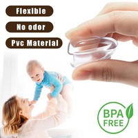 Protège-table de sécurité en silicone pour bébé et enfant Coin de meuble en caoutchouc transparent anti-collision