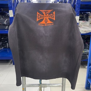 T-shirt da uomo West Coast Choppers in cotone organico 100% traspirante, lavaggio vintage, stampa a croce, effetto distressed, oversize, manica corta - Product Image 4