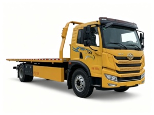 <span class=keywords><strong>Camion</strong></span> de dépannage à plateau FAW Dragon V avec treuil de 8 à 10 tonnes, bras de remorquage arrière de 8 à 10 tonnes, empattement de 5700 mm, moteur Weichai 220 CV - Product Image 1