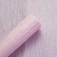 Papier d'emballage floral en gros, plié à la main, papier artisanal décoratif plissé, fleurs pour l'emballage de cadeaux et de bouquets