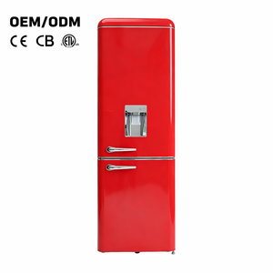 Réfrigérateur Rétro Premium 258L BCD-258VX avec Distributeur d'Eau - Réfrigérateur Vintage Personnalisable OEM/ODM pour les Marchés B2B Mondiaux - Product Image 1