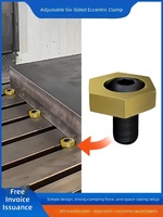 Fixation à came excentrique double à blocage hexagonal inégallement divisé M4~M16 usinée CNC, pince excentrique pour pièces en acier
