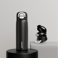 Gobelet isotherme à double paroi en acier inoxydable 316, avec bouchon à vis, sans BPA, anti-fuite, pour le bureau, la maison, usage quotidien, sûr