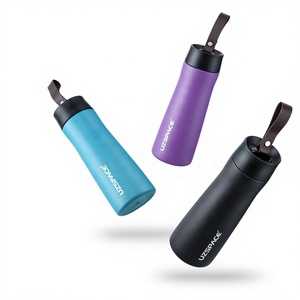 Thermos à eau isolé sous vide de 480ml en acier inoxydable pour hommes, flacon de voyage d'affaires en acier inoxydable 304 - Product Image 3