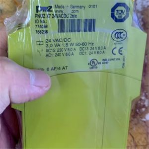 ريلاي أمان جديد أصلي جاهز للشحن 774059 PNOZ X7 بجهد 24 فولت تيار متردد/مستمر 2n/o للأتمتة الصناعية مخصص لوحدة التحكم المنطقي القابل للبرمجة - Product Image 1