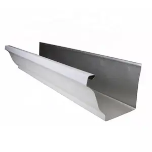 Aluminum Rain Gutters Cover Guard Gutters Roofing Rainwater Drainage System
