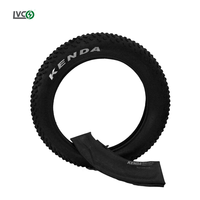 Pneu de vélo électrique LVCO Kenda 20x4.0 noir durable pour Fat Bike, 20 pouces, neige et plage, à prix abordable