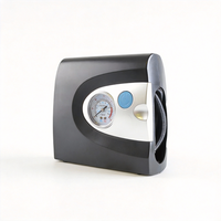 Portable 12V ABS Material Tire Inflator Air Pump Built-in Pressure Gauge Fast Inflate for Car SUV Motorcycle Tire Maintenance
