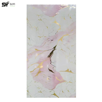 Panneau mural en PVC écologique effet marbre brillant UV, imperméable et ignifuge pour la décoration de villas et de chambres