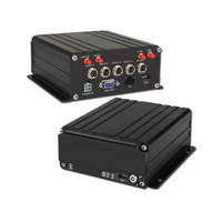 Enregistreur en boucle OEM double carte SD voiture boîte noire DVR mobile 4 canaux enregistreur vidéo numérique mobile avec 4G GPS WIFI MDVR