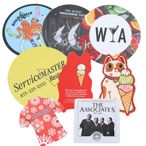 Absorbent Pulp Board Paper <strong>Drink</strong> Custom <strong>Coasters</strong> Round 40 Pt Custom Printed <strong>Coaster</strong> Wholesale Bar Beer Custom <strong>Coaster</strong> for <strong>Drink</strong> - Product Image 5
