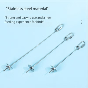 Eco-Friendly Stainless Steel Parrot Forager Toy Fork for Feeding Corn Apple <strong>Fruit</strong> Vegetable <strong>Bird</strong> Supplies <strong>Bird</strong> <strong>Food</strong> Treat Skewer - Product Image 4