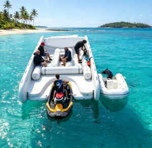 Bateau pneumatique en PVC renforcé haute durabilité pour usage commercial et récréatif - Product Image 2
