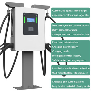 Tùy chỉnh <span class=keywords><strong>CCS</strong></span> treo tường DC EV Trạm Sạc 40kw gbt DC EV sạc kép Súng khách sạn bệnh viện trung tâm mua sắm căn hộ - Product Image 5
