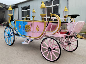 Carruaje sin caballos eléctrico favorito de los estadounidenses Carruajes de caballos de la boda real en el casco antiguo: un icono de transporte especial - Product Image 4
