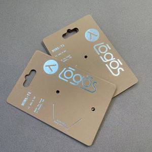 Appendiabiti in <span class=keywords><strong>cartone</strong></span> con logo in carta Kraft da 1000gsm 1200gsm - Product Image 2
