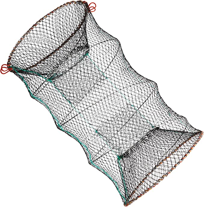 Kerevit tuzak Net, yengeçler, karidesler, kerevit, balıklar yakalamak için taşınabilir katlanabilir balıkçılık tuzak Net.