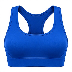 Soutien-gorge de sport sans couture pour femme, respirant, extensible dans quatre directions, pour yoga, gym, fitness, course à pied, crop top, avec logo, faible MOQ, maintien moyen - Product Image 1