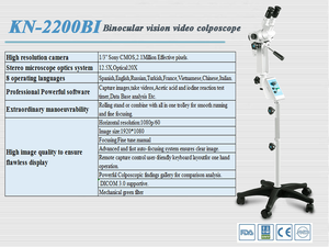 कर्नेल KN-2200BI उच्च गुणवत्ता 30x इलेक्ट्रॉनिक वीडियो कोपोस्कोप मशीन बिक्री के लिए डिजिटल - Product Image 4