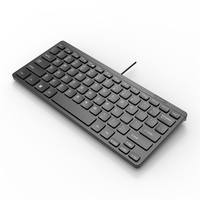 Nuevo suministro de fábrica: teclado para portátil de tamaño completo personalizado, de plástico ABS, con cable USB 2.0, K1000