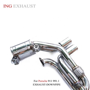 ING <span class=keywords><strong>valvola</strong></span> di <span class=keywords><strong>scarico</strong></span> Catback in acciaio inox <span class=keywords><strong>per</strong></span> Porsche 911 991.1 2013 Carrera S 3.8 - Product Image 5