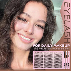 ชุดต่อขนตาปลอมแบบเส้นต่อเส้น ยี่ห้อ Amaz Bestseller รุ่น Luxury Natural Vegan Cruelty-Free ทำจากเส้นใยพืช  แบบ Wispy  ชุดต่อขนตา DIY จำนวน 10 ชิ้น - Product Image 5
