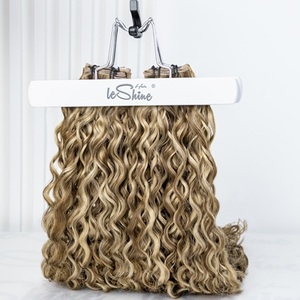 Extensiones de Cabello Humano LeShine Wholesale Curly Genius Wefts de Alta Calidad, 20g, de un Solo Donante, se Pueden Cortar - Product Image 6