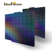 Accessoires d'imprimante 3D Ideaformer pour Bambu Lab X1 P1P A1 Series, plateau de construction avec revêtement PEK à motif coloré, 257 mm * 257 mm