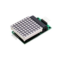 MAX7219 envoyer des fils Module d'affichage à LED Module de commande MCU Tube numérique 8*8 Module d'affichage à matrice de points à Diode électroluminescente