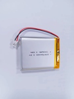 Baterai Lithium OEM DTP754048 LiFePO4 LFP Pouch Cell 3.6V 1000mAh 3.6Wh Isi Ulang Soft Pack Sel Lithium-Ion untuk Elektronik