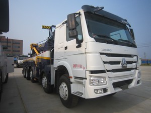 Camion de remorquage intégré Howo à 5 essieux pour le sauvetage routier d'urgence - Product Image 5