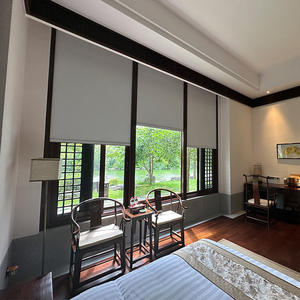 Stores à enroulement électriques motorisés sur mesure, extra larges, résistants au vent et à la pluie, pare-soleil, avec télécommande pour <span class=keywords><strong>projection</strong></span> 100% - Product Image 3