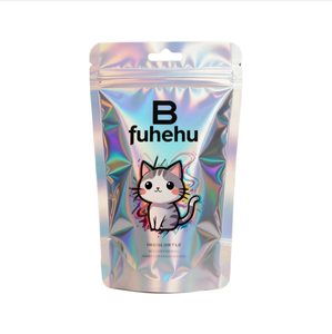 Pochette debout holographique personnalisée pour aliments de première nécessité sacs en mylar à stockage multiple sac en plastique anti-odeur - Product Image 2