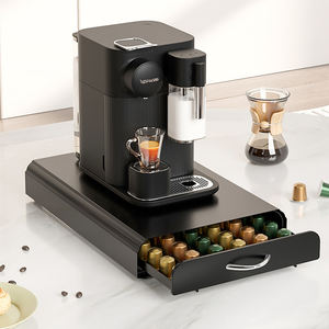 Pochette à café en métal noir et plateau à tiroir pour organisateur de capsules Nespresso <span class=keywords><strong>Vertuo</strong></span> Stockage de marchandises ponctuelles pour boissons - Product Image 3