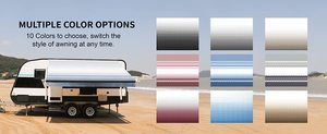 Toldo Motorizado para Autocaravana Awnlux W5700 Estilo Americano <span class=keywords><strong>de</strong></span> <span class=keywords><strong>6</strong></span> <span class=keywords><strong>Metros</strong></span>, Impermeable y Retráctil, para <span class=keywords><strong>Autocaravanas</strong></span> Grandes - Product Image 5