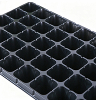 Plateau de semis en plastique Horyard : Plateaux de germination écologiques en PET pour semis, plateau de démarrage de plantes robuste, fabrication en usine
