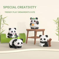 Mini blocs de construction créatifs de style chinois, jouets éducatifs pour enfants, bricolage