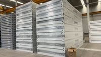 Unité de logement modulaire préfabriquée en kit, directement de l'usine, avec système solaire prêt à l'emploi pour chantier