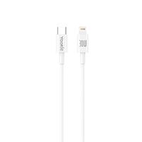 Kabel Data YooKiE CB122 60W Type-C ke Type-C dengan Jaket TPE 1 Meter Pengisian Daya & Transfer Data Super Cepat untuk Ponsel
