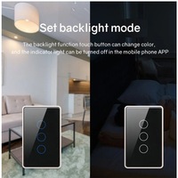 1/2/3/4 gruppo di alluminio telaio in metallo bordo Smart Home Wifi interruttori a parete intelligente interruttore telecomando Alexa controllo vocale