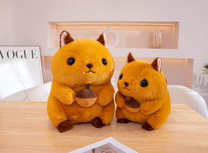 Peluche de <span class=keywords><strong>Ardilla</strong></span> Personalizado, Muñeco de Peluche Suave, Lindo <span class=keywords><strong>Ardilla</strong></span> Gordo con Almohada de Nuez, Juguete para Niños, Regalo y Decoración del Hogar - Product Image 3