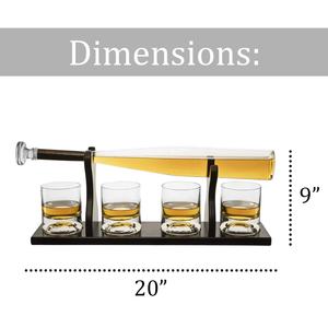 <strong>Best</strong> Price Baseball Bat <strong>Whiskey</strong> <strong>Decanter</strong> and 4 Baseball <strong>Whiskey</strong> Glasses Baseball <strong>Decanter</strong> Made for <strong>Whiskey</strong>, Spirits - Product Image 2