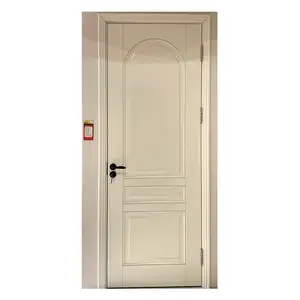 Puerta francesa de estilo europeo, último diseño, puerta principal de habitación interior de lujo personalizada